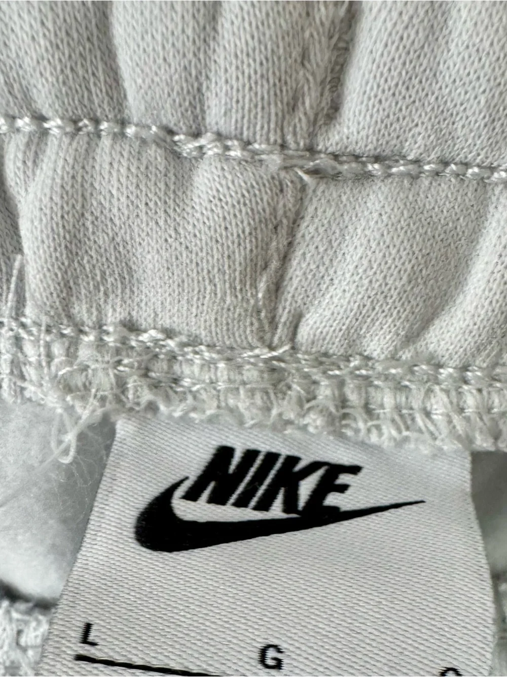 Nike Kids Crewneck Sweatshirt and Joggers Set in Light Beige - Picture 14 of 15